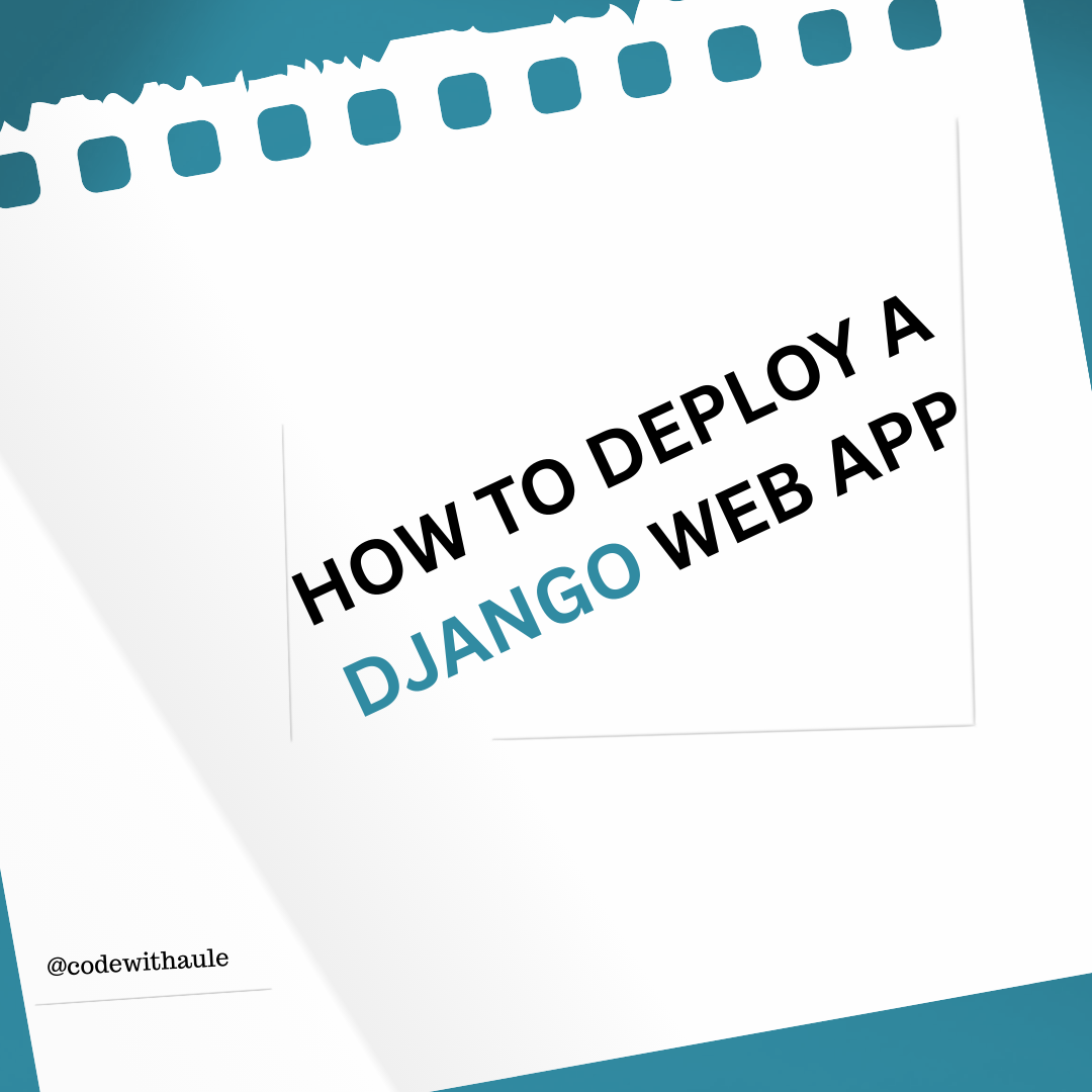 How to Deploy a Django Website on DigitalOcean, lightsail